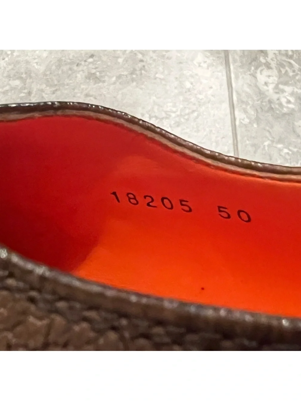 Santoni Men's Simon Cap Toe Oxfords in Cognac, Size UK10 US11 New +DustBag